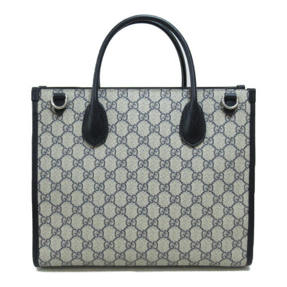 Gucci Shoulder Bag canvas leather beige - Picture 2 of 9